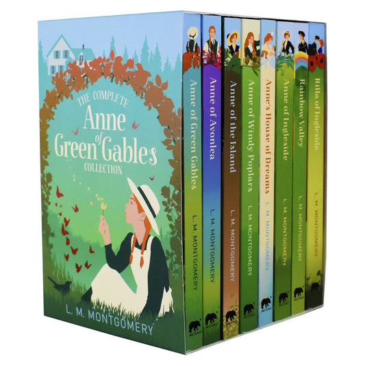 Anne of Green Gables By L. M. Montgomery 8 Books Box Set - Ages 9-14 - Paperback