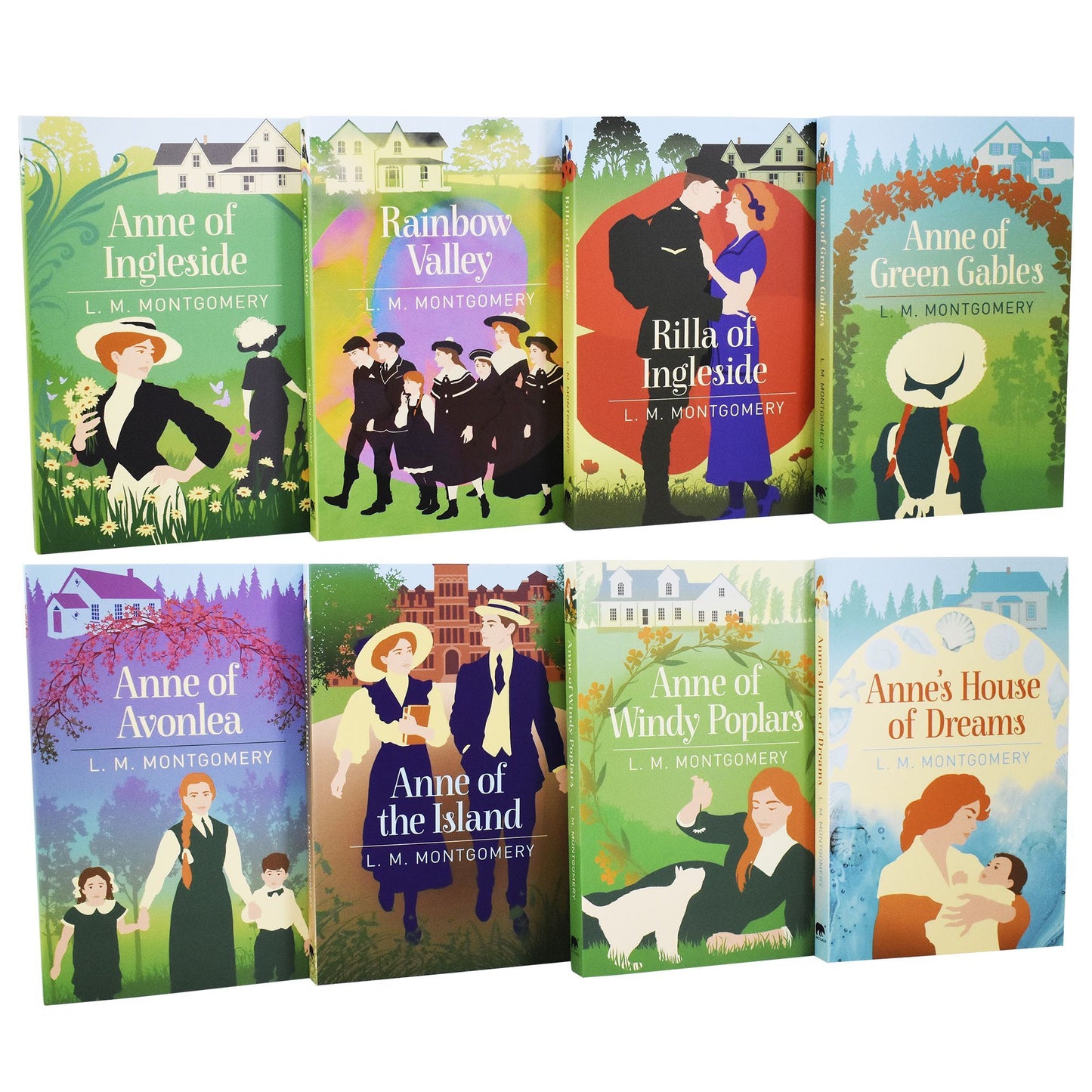 Anne of Green Gables By L. M. Montgomery 8 Books Box Set - Ages 9-14 - Paperback