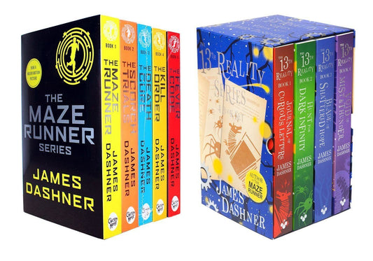Maze Runner and 13th Reality 9 Books Box Collection Set By James Dashner - Ages 9-14 - Paperback