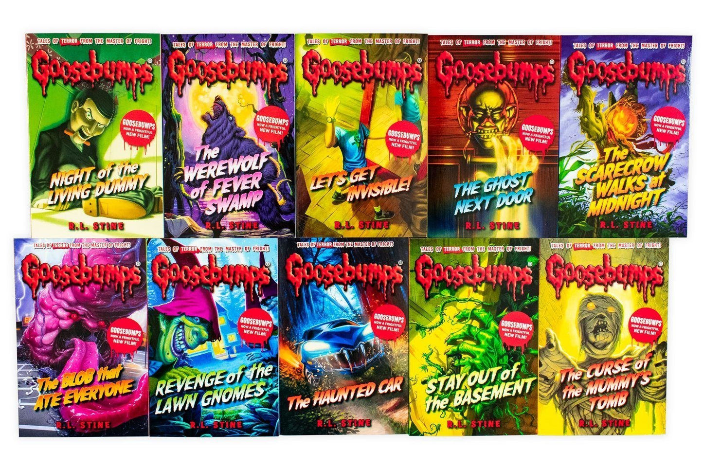 Goosebumps: The Classic Series 10 Books Collection (Set 1) by R. L. Stine - Ages 9-14 - Paperback
