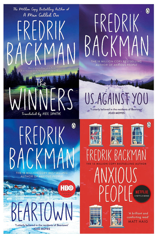 Fredrik Backman 4 Books Collection Set - Fiction - Paperback