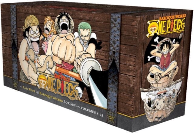 One Piece Box Set 1: East Blue and Baroque Works : Volumes 1-23 with Premium by Eiichiro Oda