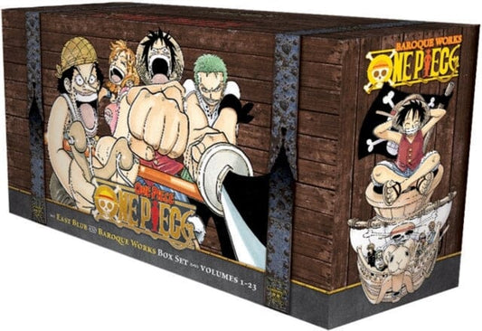One Piece Box Set 1: East Blue and Baroque Works : Volumes 1-23 with Premium by Eiichiro Oda