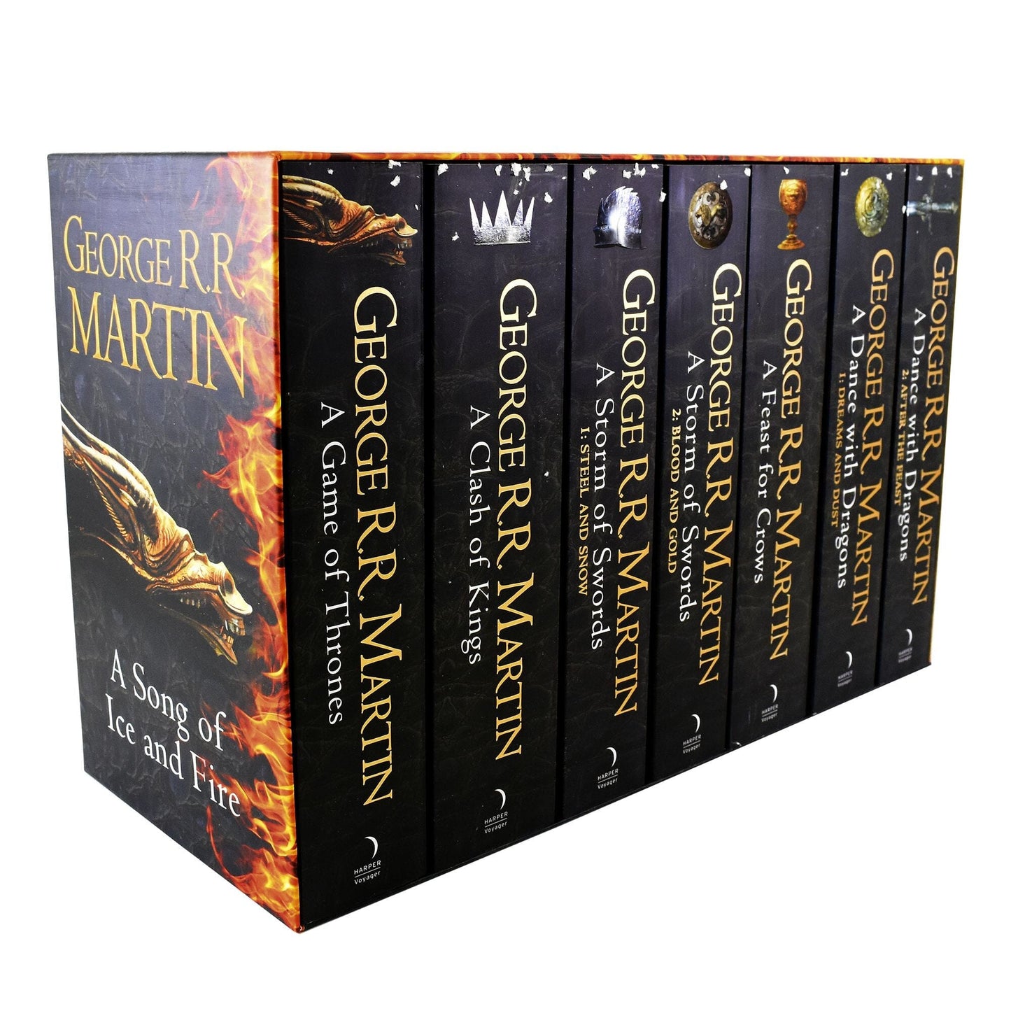 Game of Thrones by George RR Martin - A Song of Ice and Fire 7 Books Box Set - Fiction - Paperback