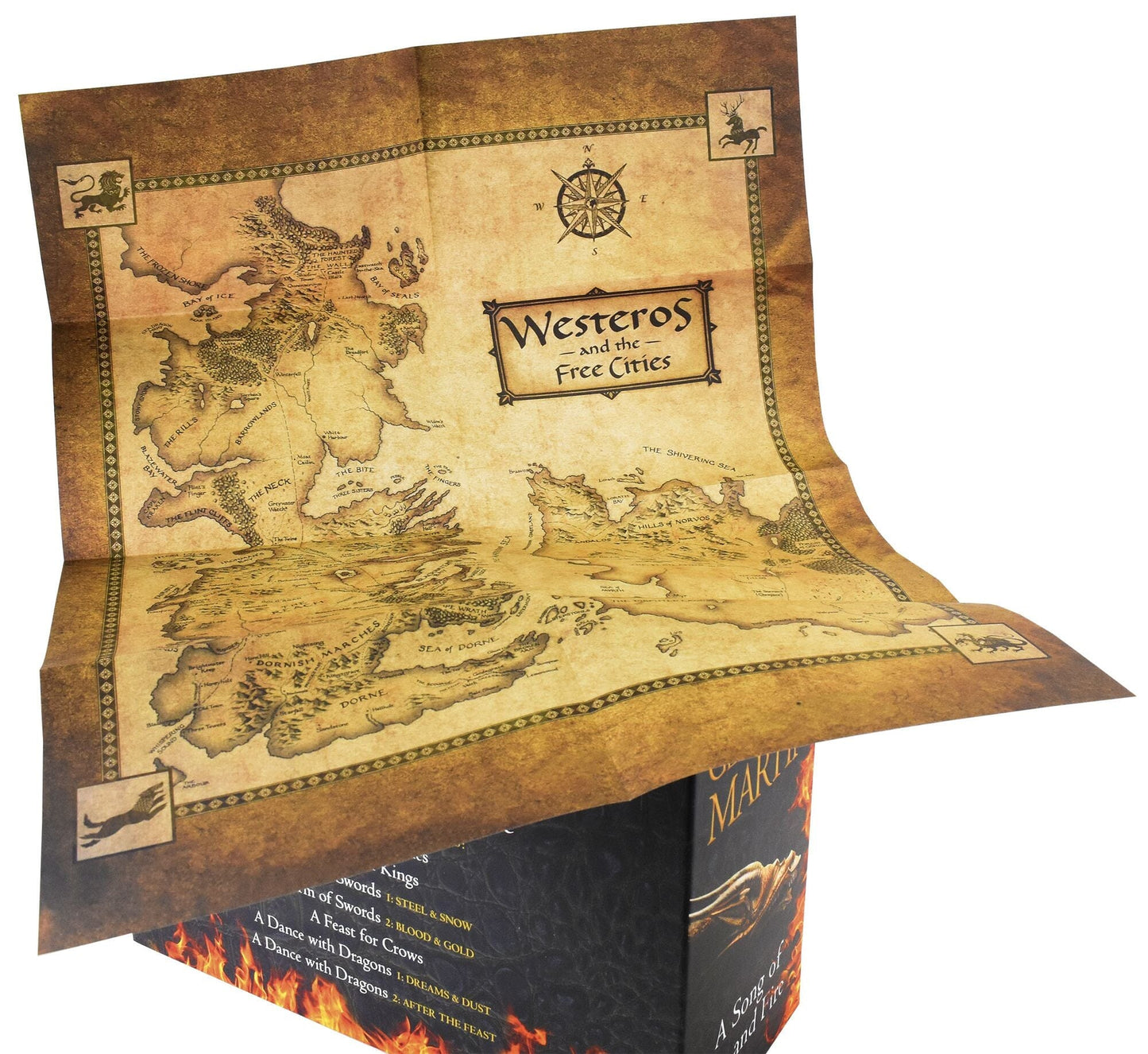 Game of Thrones by George RR Martin - A Song of Ice and Fire 7 Books Box Set - Fiction - Paperback