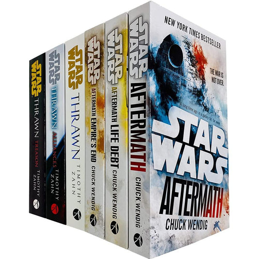 Star Wars: Thrawn & Aftermath Trilogies 6 Books Collection Set – Fiction - Paperback