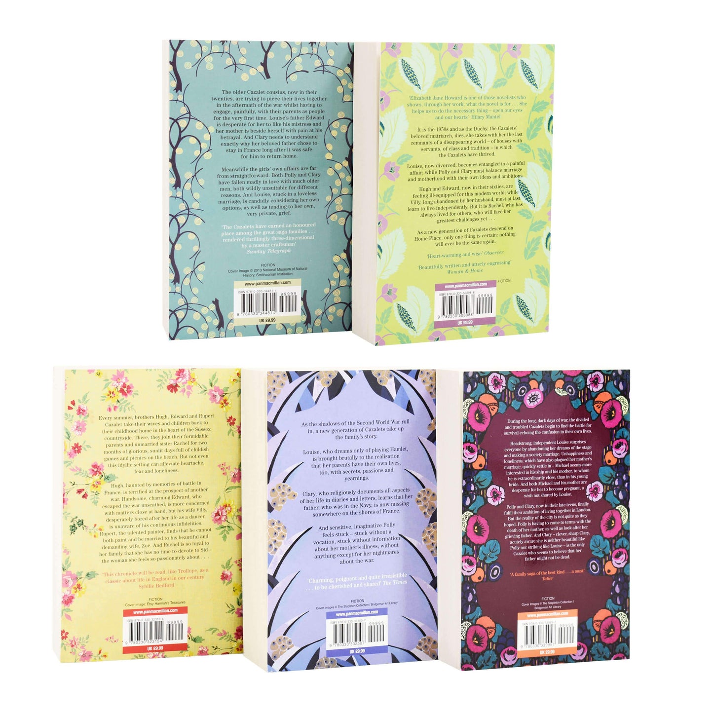 Cazalet Chronicles by Elizabeth Jane Howard 5 Books Collection Set - Fiction - Paperback