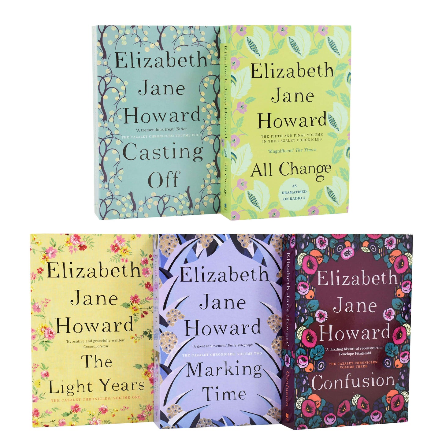 Cazalet Chronicles by Elizabeth Jane Howard 5 Books Collection Set - Fiction - Paperback