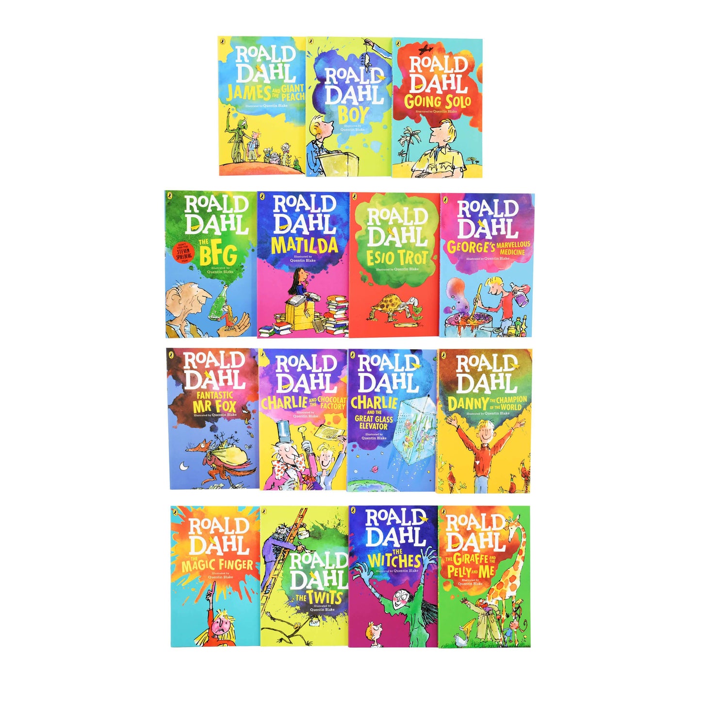 Roald Dahl Children Collection Gift Pack Box Set 15 Books - Ages 7-9 - Paperback