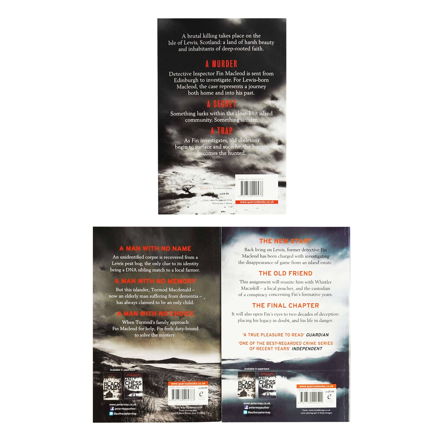 Lewis Trilogy by Peter May 3 Books Collection Set - Fiction - Paperback