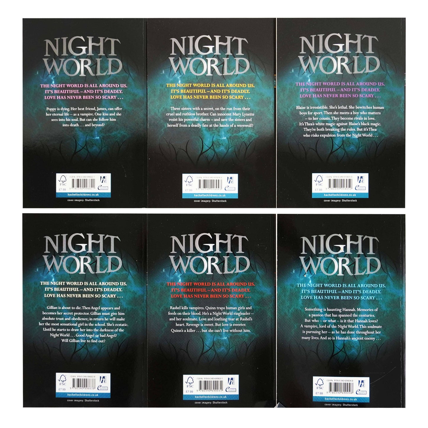 Night World Series by L J Smith 6 Books Collection Box Set - Ages 6-11 - Paperback