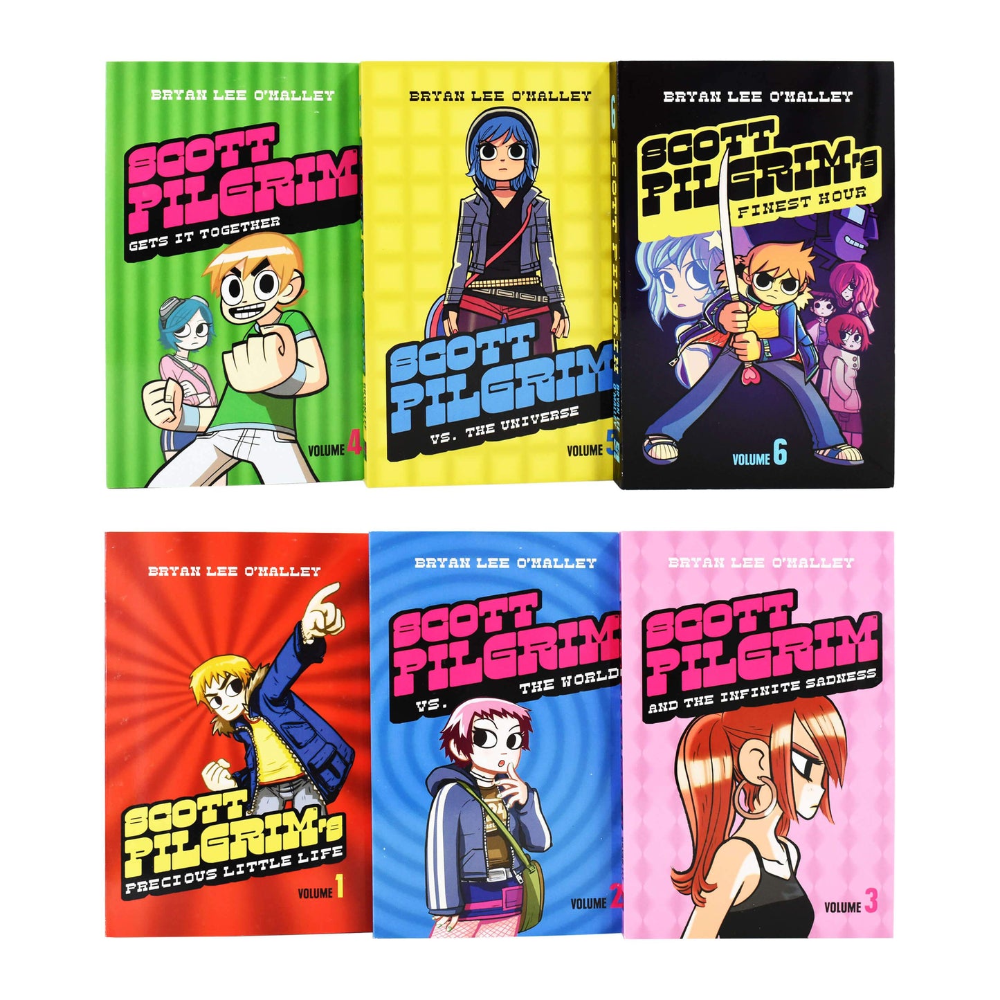 Scott Pilgrim 6 Books Collection by Bryan Lee O'Malley - Ages 13+ - Paperback