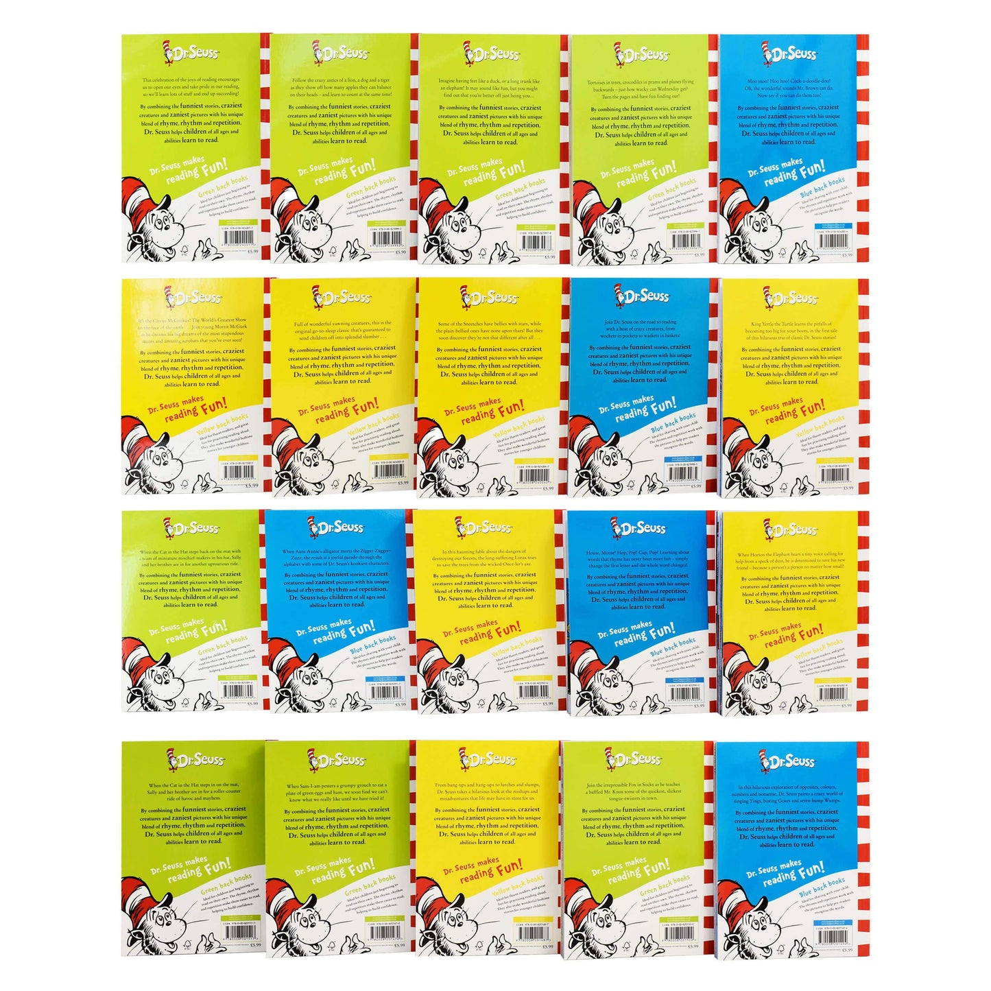 A Classic Case Of Dr. Seuss 20 Books Collection Set - Age 2+ - Paperback