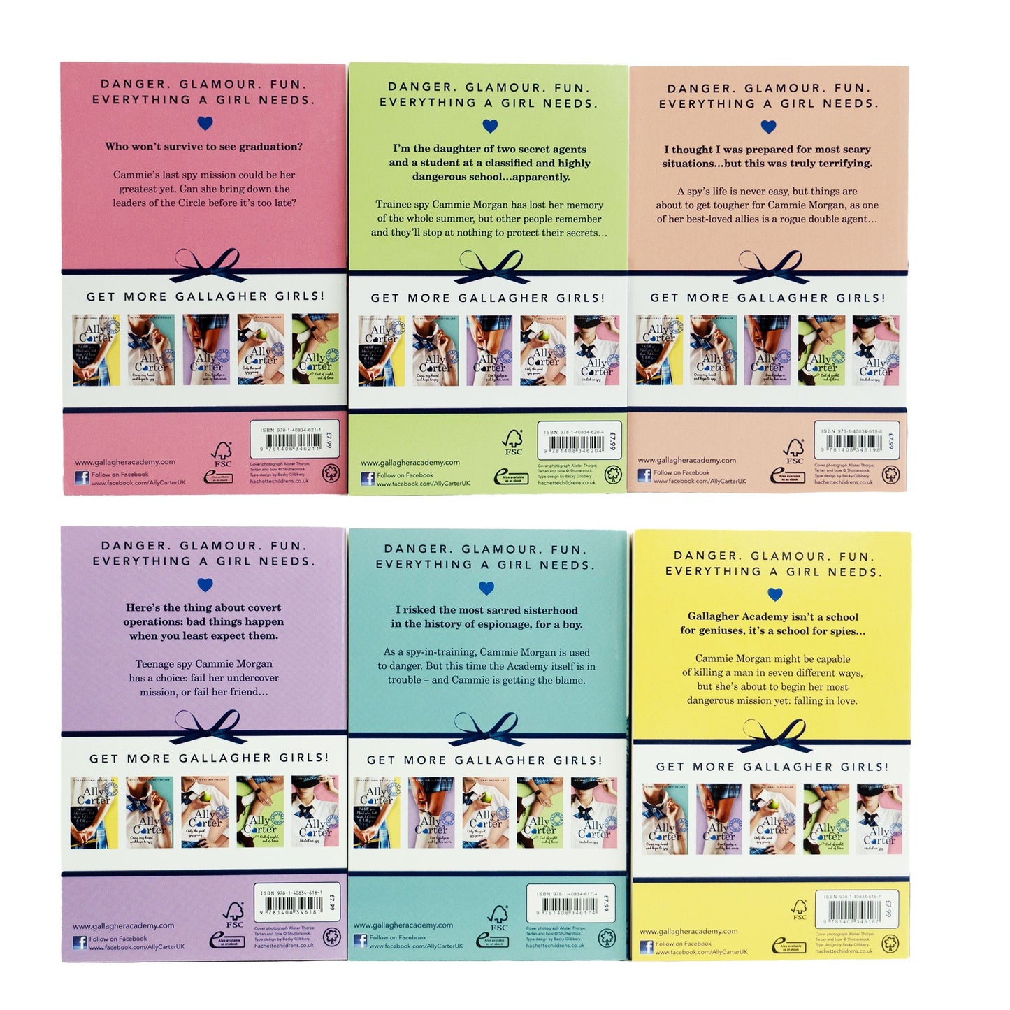 Gallagher Girls Series by Ally Carter 6 Books Collection Box Set - Ages 12-17 - Paperback