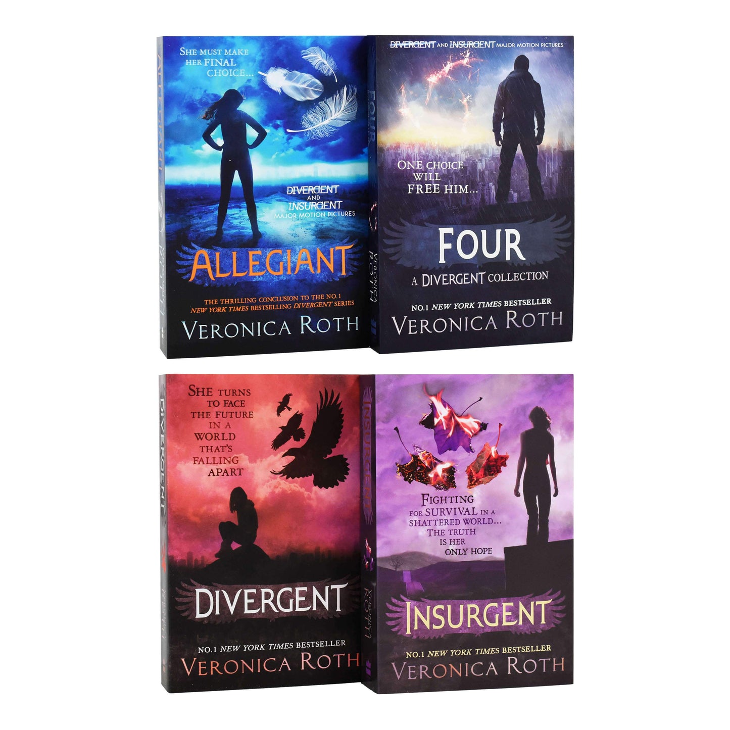 Divergent Series By Veronica Roth 4 Books Collection Set  - Ages 13+ - Paperback