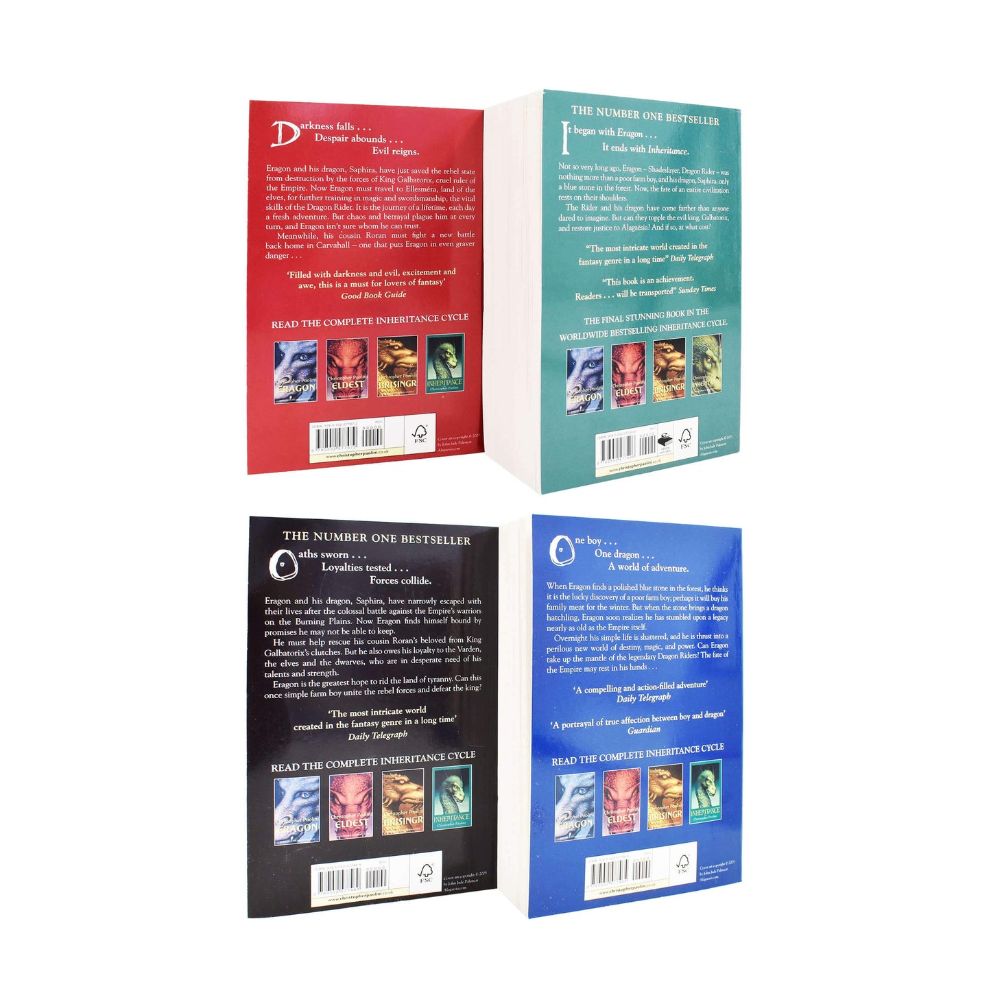 Inheritance Cycle by Christopher Paolini 4 Books Collection - Age 14-16 - Paperback