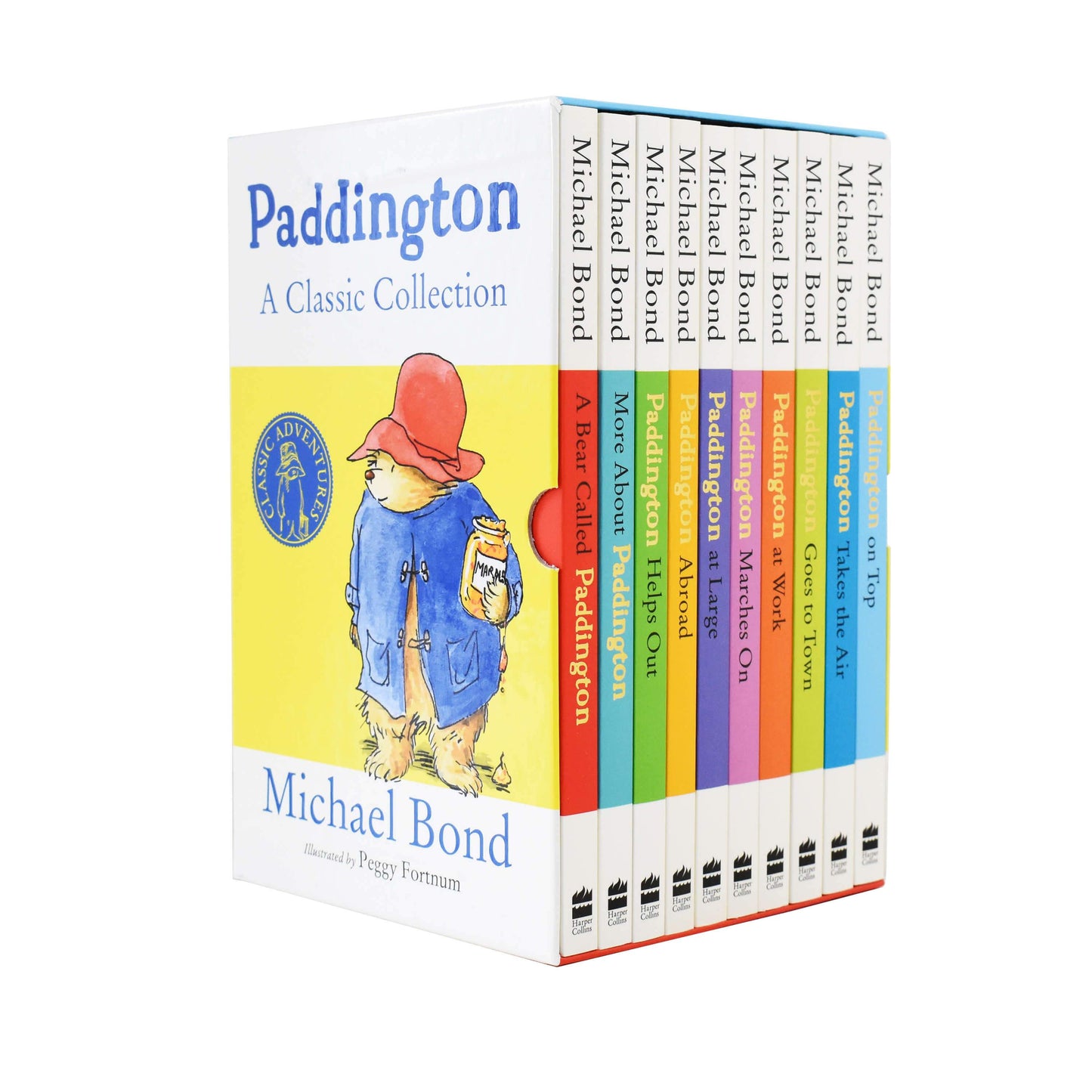 Paddington Bear Classic Collection 10 Books By Michael Bond - Ages 7+ - Paperback