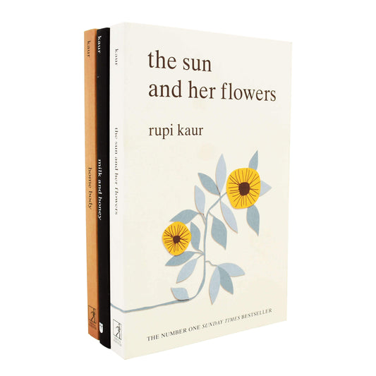 Rupi Kaur 3 Poetry Books Collection Set (Home Body, Milk and Honey & The Sun and Her Flowers) - Non-Fiction - Paperback