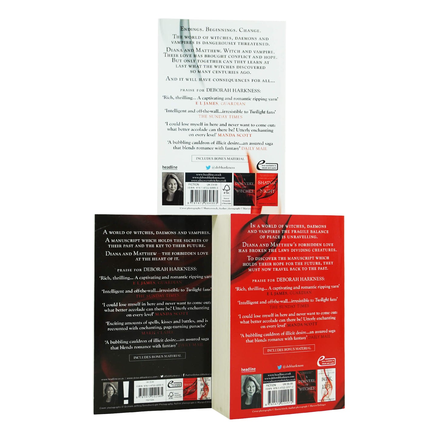 The All Souls Trilogy 3 Books Collection Set by Deborah Harkness - Fiction - Paperback