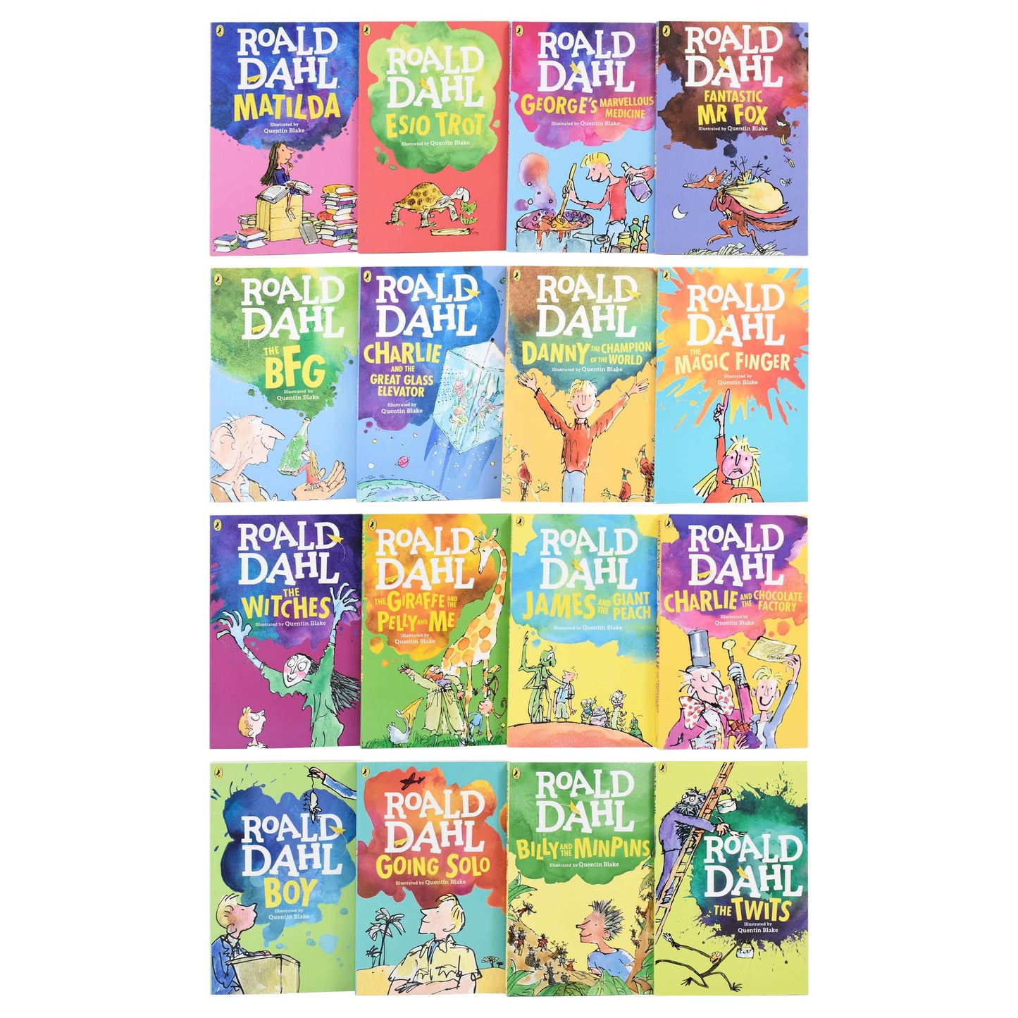 Roald Dahl Collection 16 Books Box Set - Ages 7-9 - Paperback
