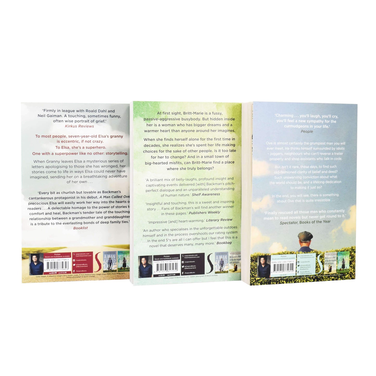 Fredrik Backman 3 Books Collection Set - Fiction - Paperback