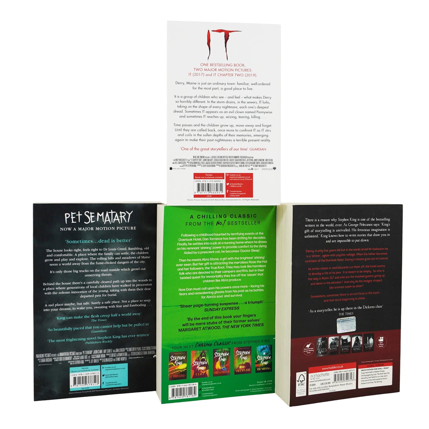 Stephen King Movies Collection 4 Books Set - Fiction - Paperback