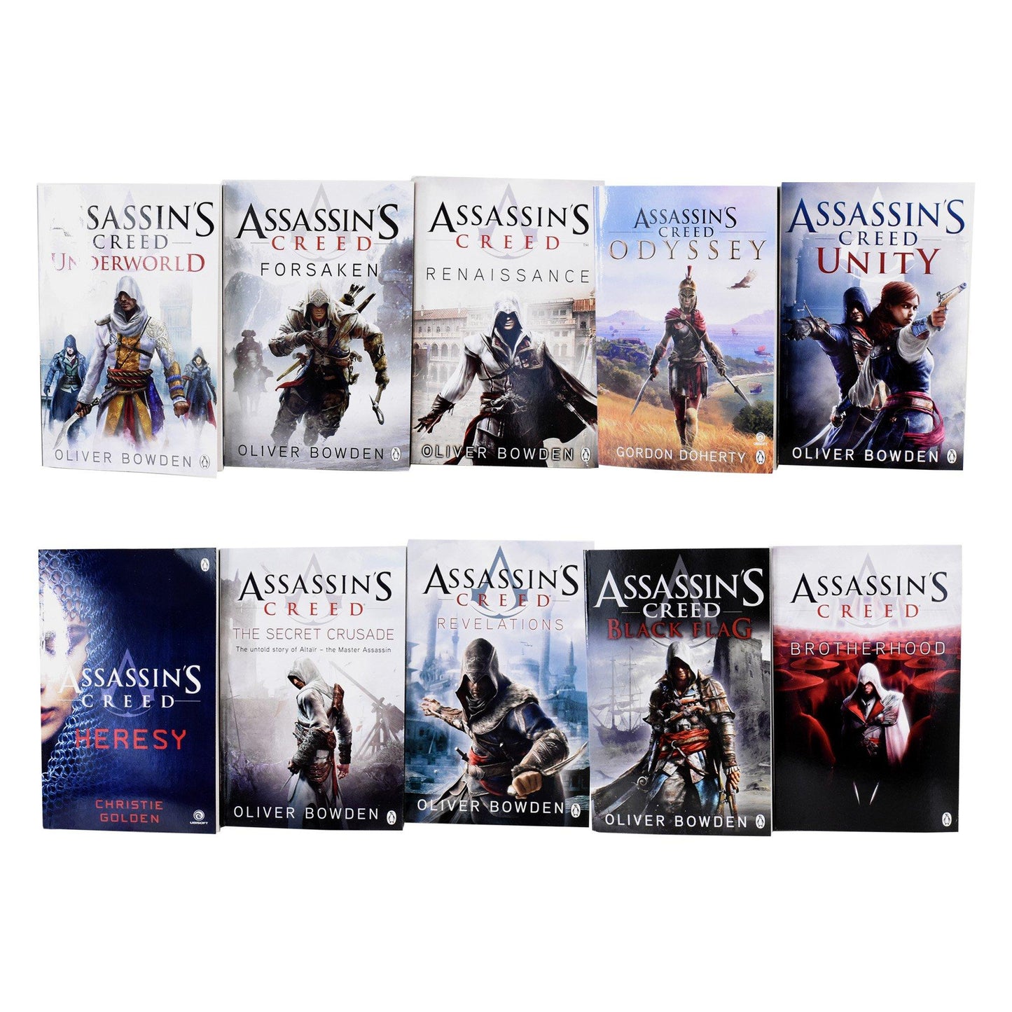 Assassin’s Creed by Oliver Bowden 10 Books Collection Set - Fiction - Paperback