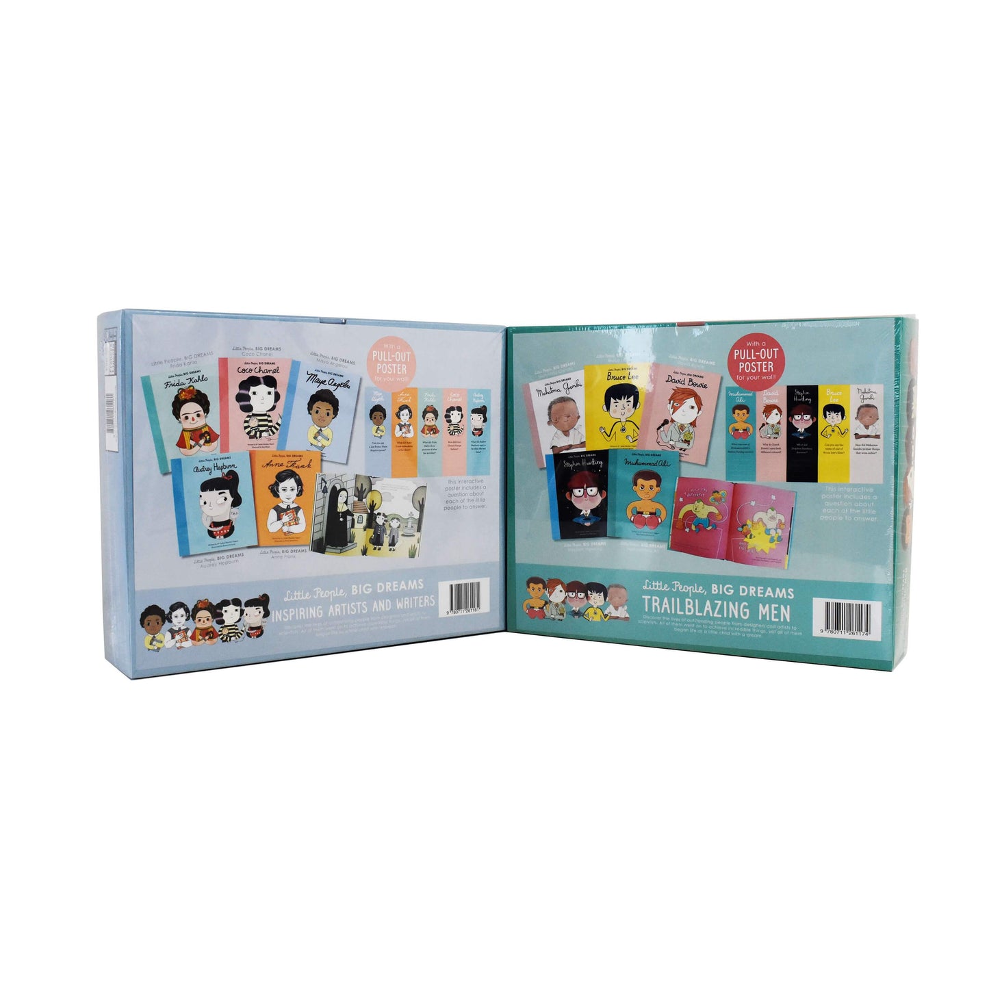 Little People, Big Dreams 10 Books Box Set Artists And Writers, Trailblazing Men by Frances Lincoln - Ages 7-9 - Hardback