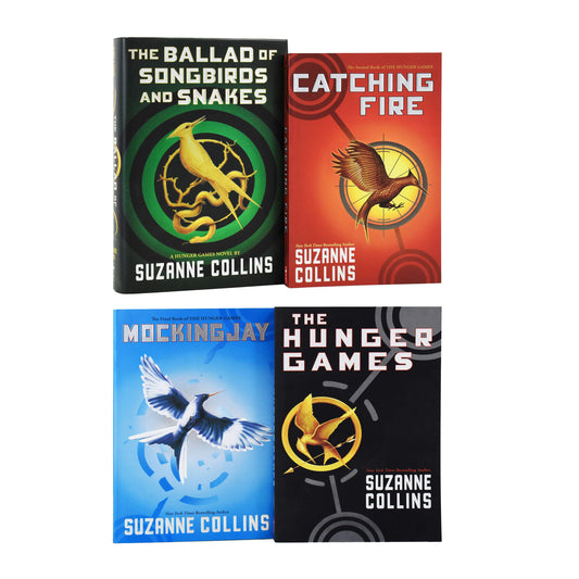 Hunger Games Trilogy Series 4 Books Collection Set By Suzanne Collins NEW COVER - Young Adult
