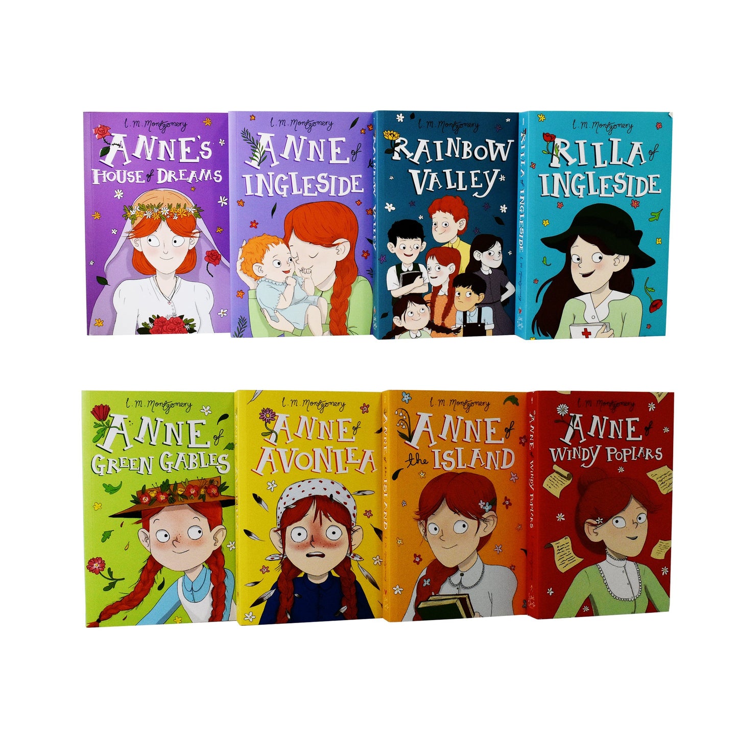 Anne of Green Gables The Complete 8 Book Collection - Ages 9-14 - Paperback - Lucy Maud Montgomery