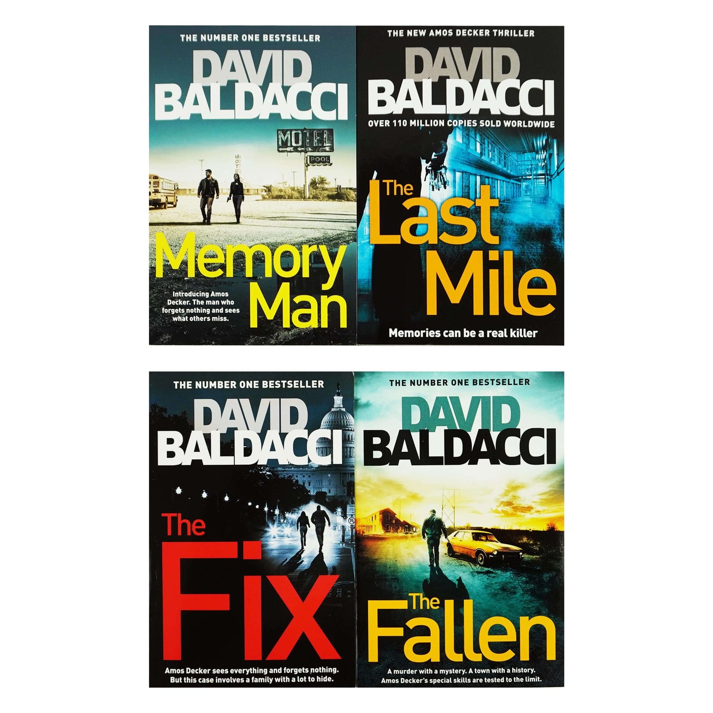 David Baldacci Amos Decker Series 4 Books Collection Set - Ages 18+ - Paperback