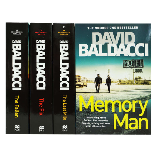 David Baldacci Amos Decker Series 4 Books Collection Set - Ages 18+ - Paperback