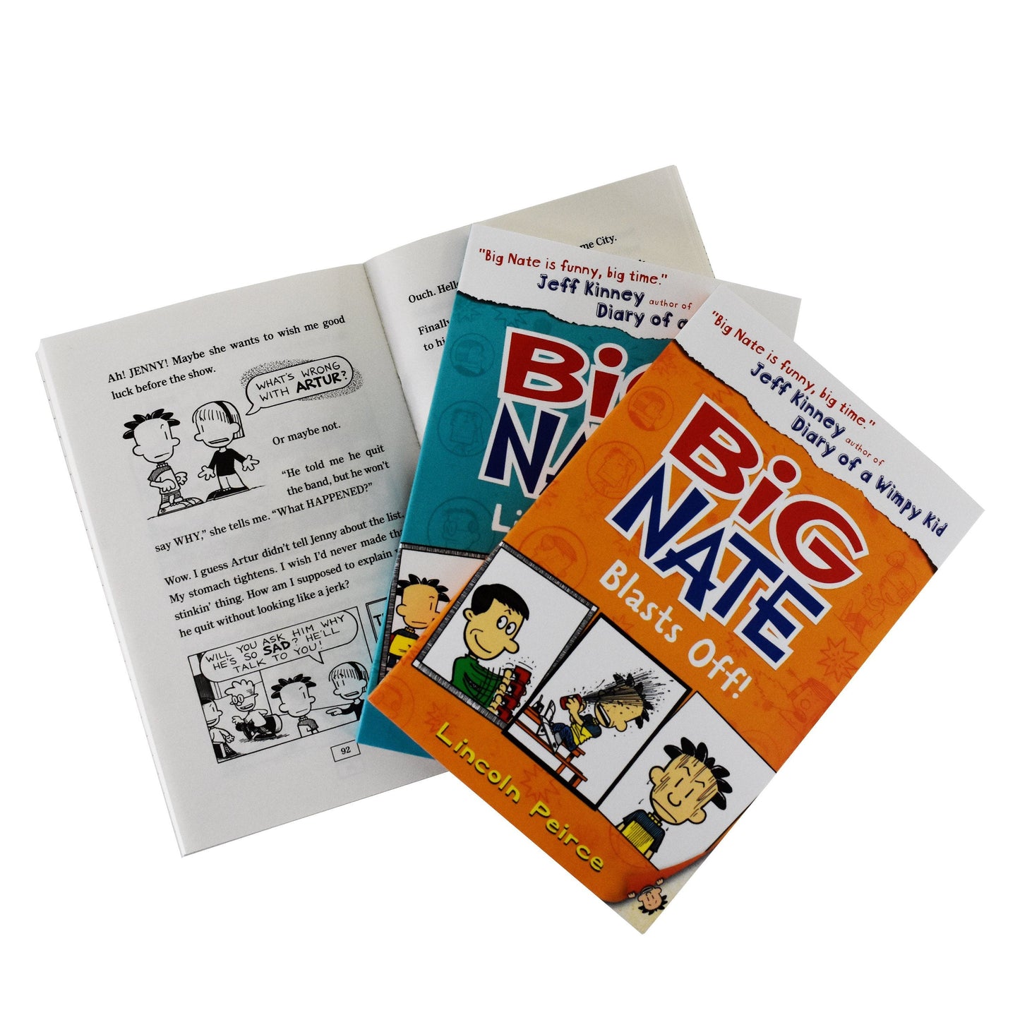 The Big Nate Collection Series 8 Books Box Set by Lincoln Peirce - Ages 9-14 - Paperback