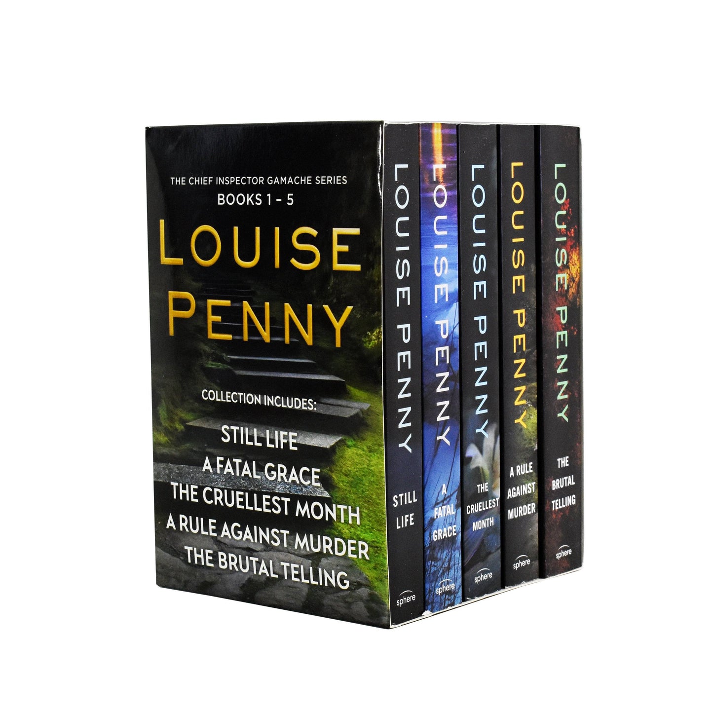 Chief Inspector Gamache Series 1 -5 Books Collection Box Set by Louise Penny - Adult - Paperback
