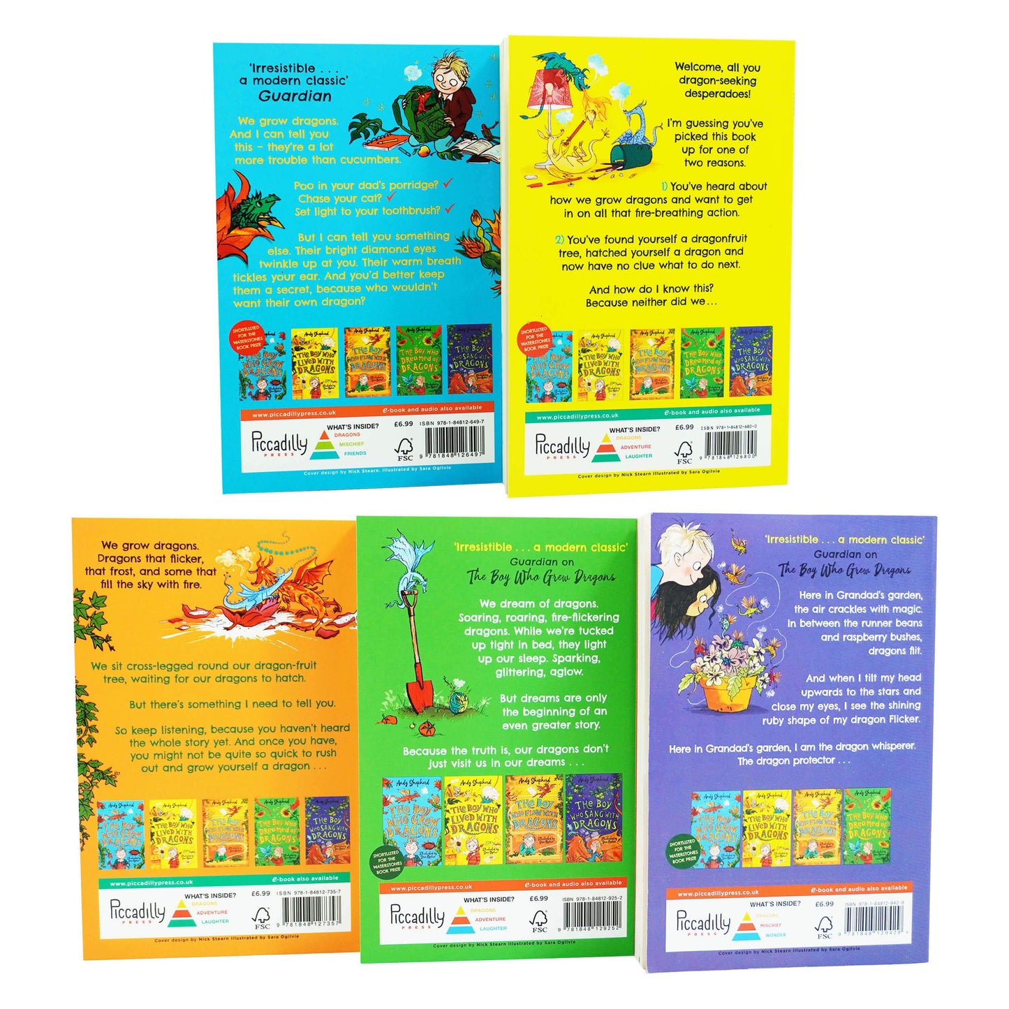 The Boy Who Grew Dragons Series 5 Books Collection By Andy Shepherd - Age 5-9 - Paperback