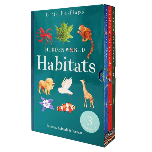 Lift the Flap Hidden World Series 3 Books Collection Set By Libby Walden, Stephanie Fizer Coleman - Ages 0-5 - Hardback