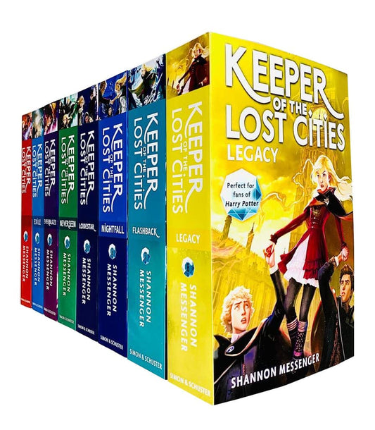 Keeper of the Lost Cities by Shannon Messenger 8 Books Box Set - Young Adult - Paperback