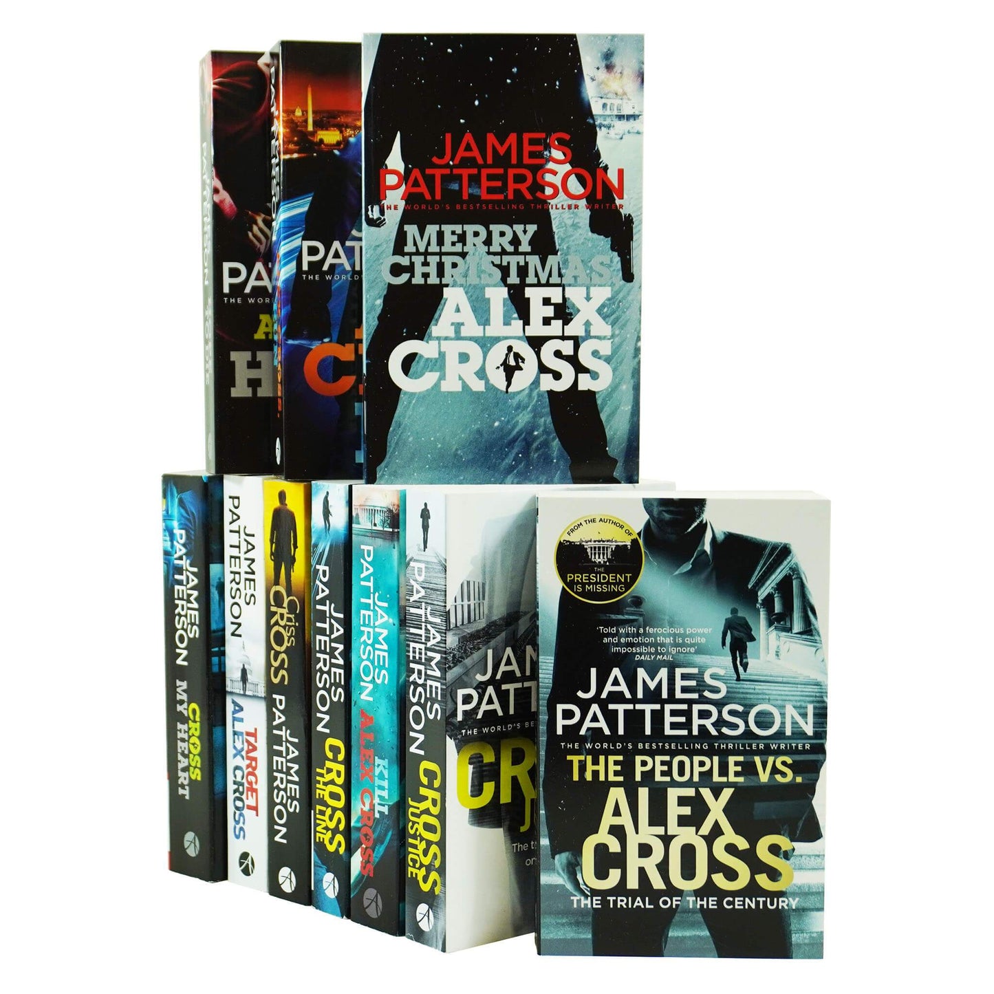 Alex Cross 10 Books Collection Set By James Patterson - Fiction - Paperback
