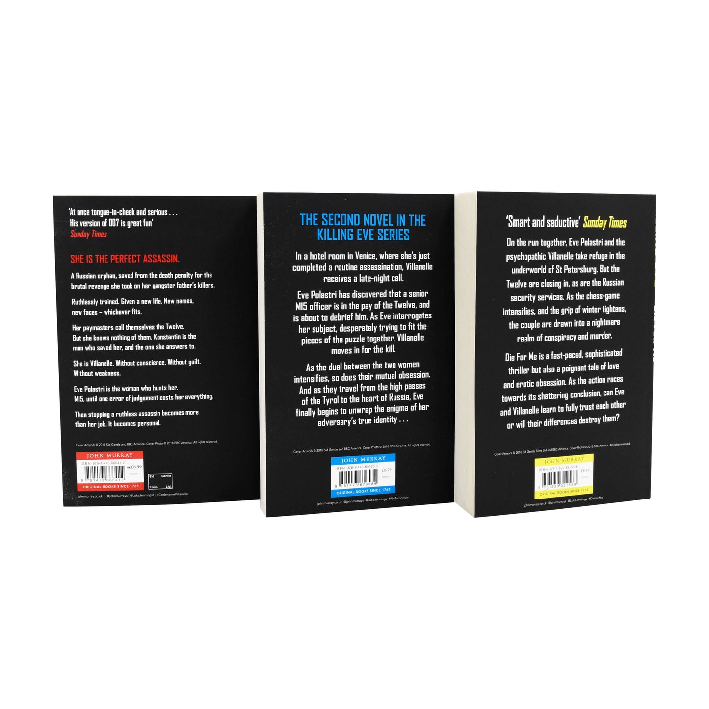 Killing Eve by Luke Jennings 3 Books Collection Set - Fiction - Paperback