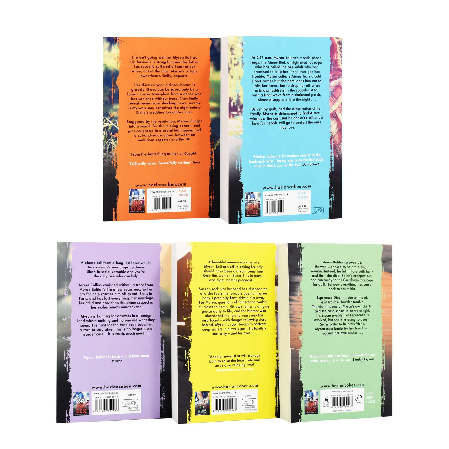 Myron Bolitar Series 2 Collection 5 Books Set