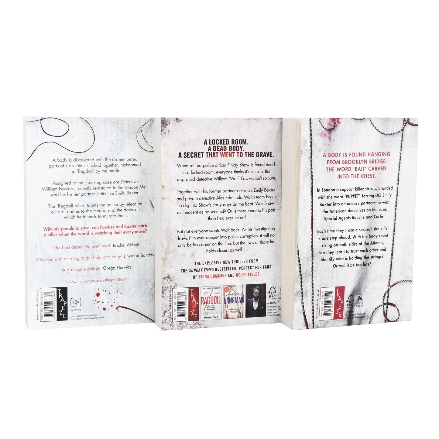 Daniel Cole 3 Books Collection Set - Young Adult - Paperback