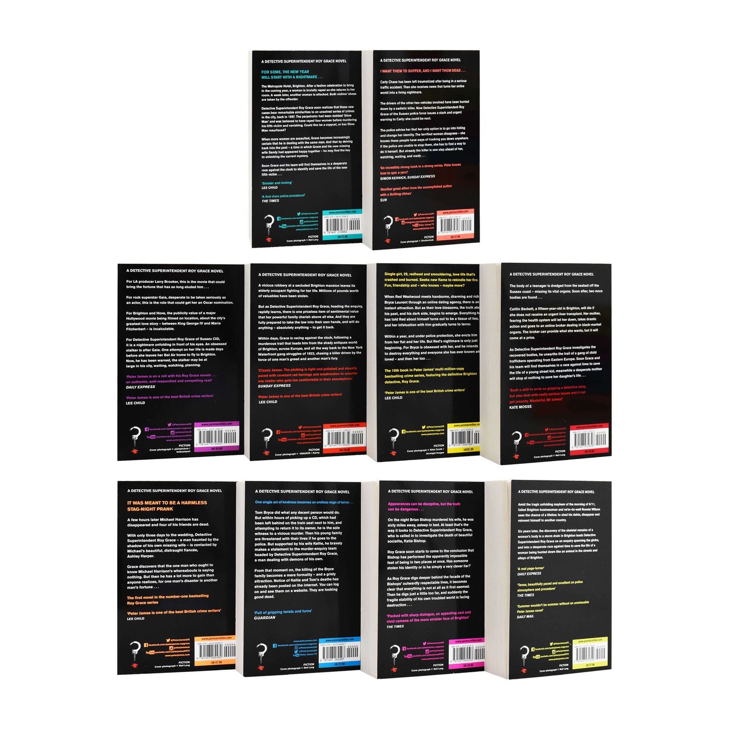 Roy Grace by Peter James: Books 1-10 Collection Set - Fiction - Paperback