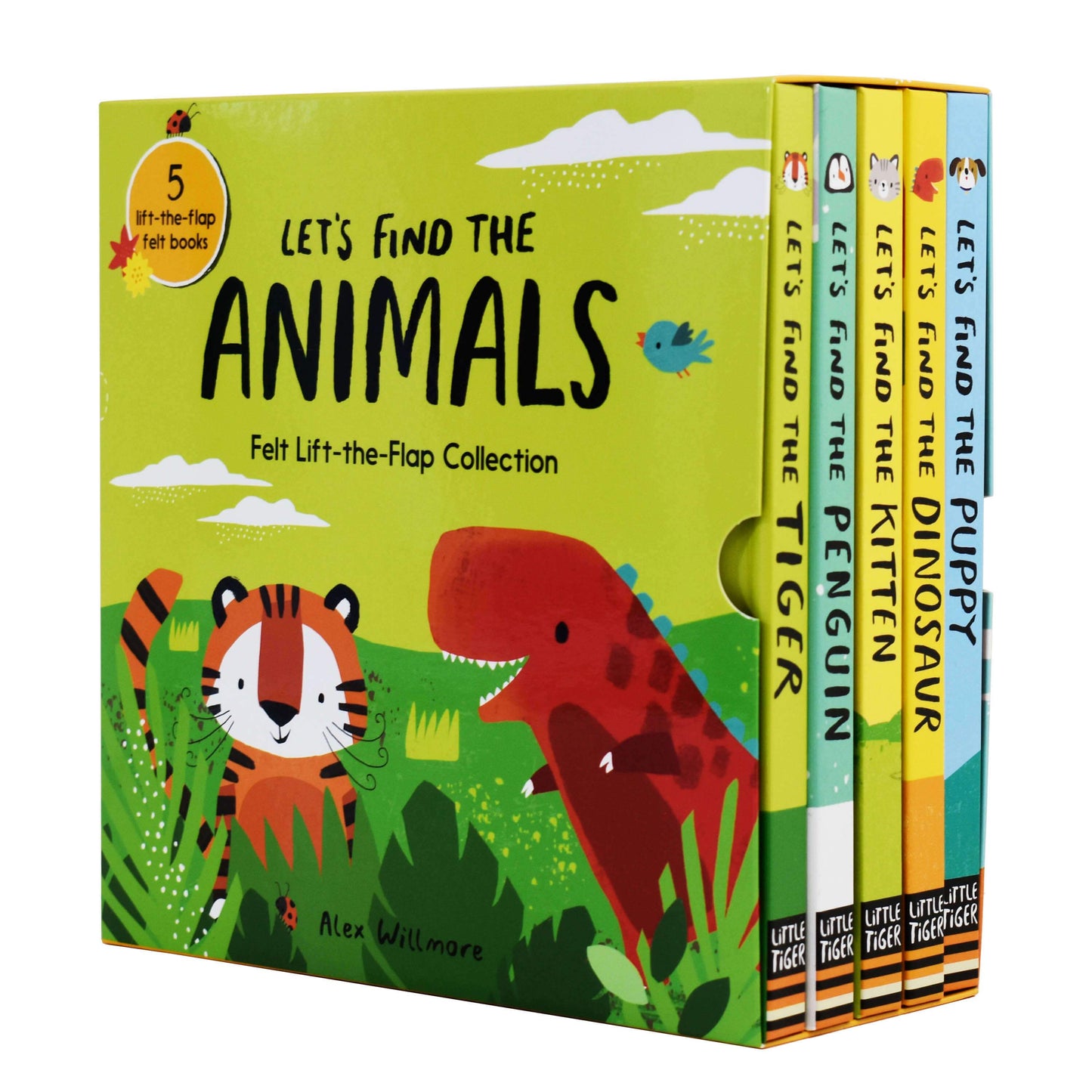 Lets Find the Animals 5 Books Box Set By Little Tigers - Ages 0-5 - Board Books