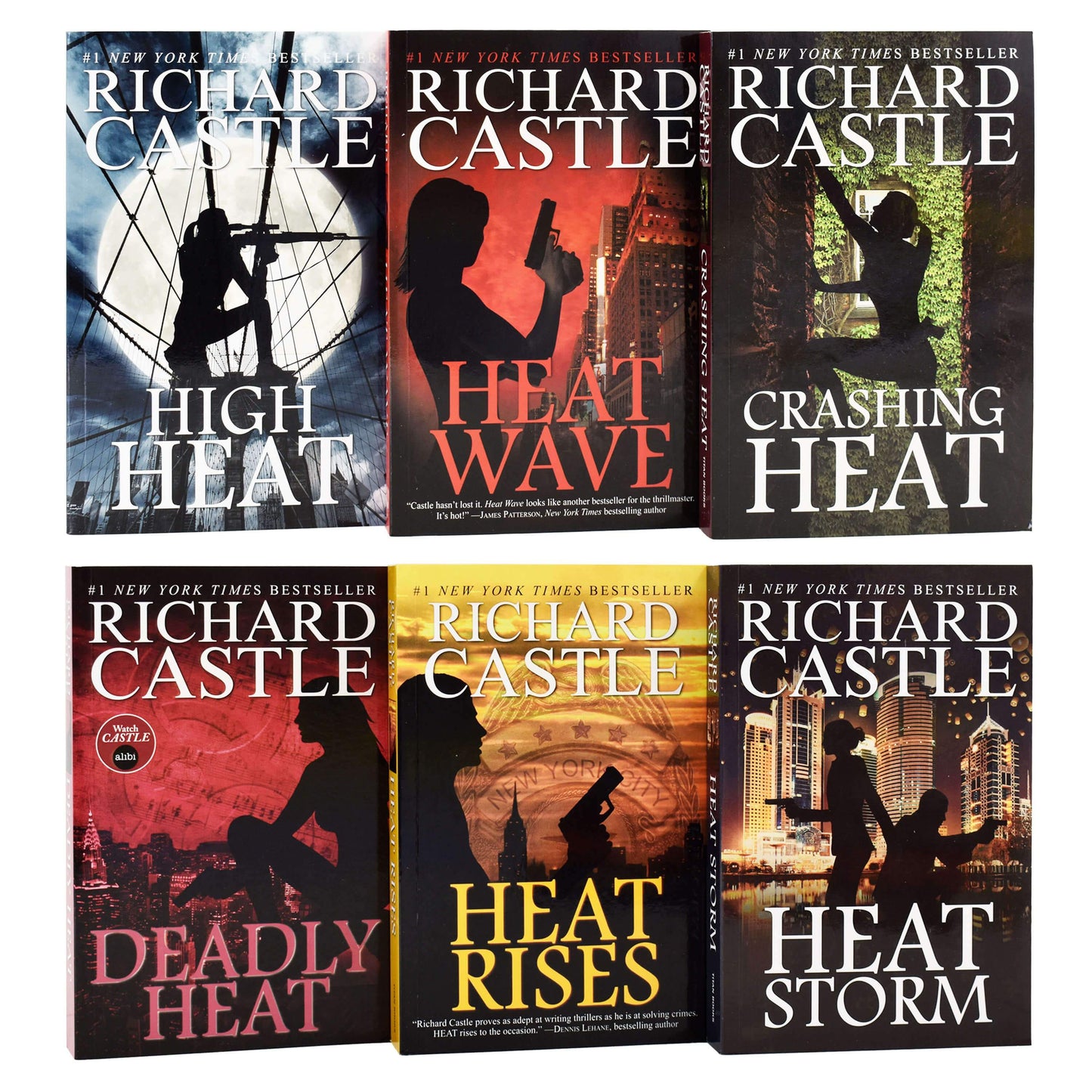 Castle: Nikki Heat by Richard Castle 6 Books Collection Set - Fiction - Paperback