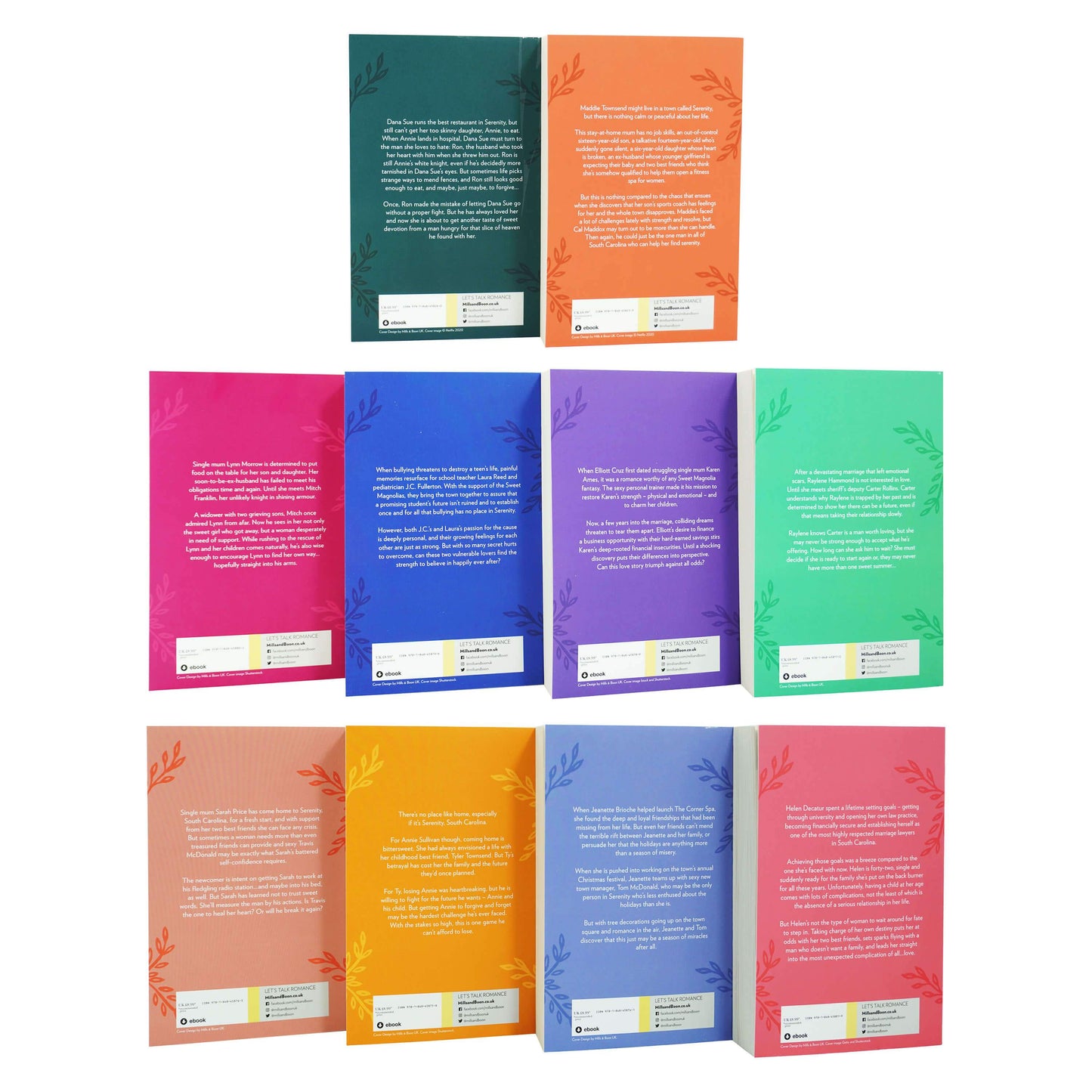 Sweet Magnolias Series 10 Books Collection Set By Sherryl Woods - Fiction - Paperback