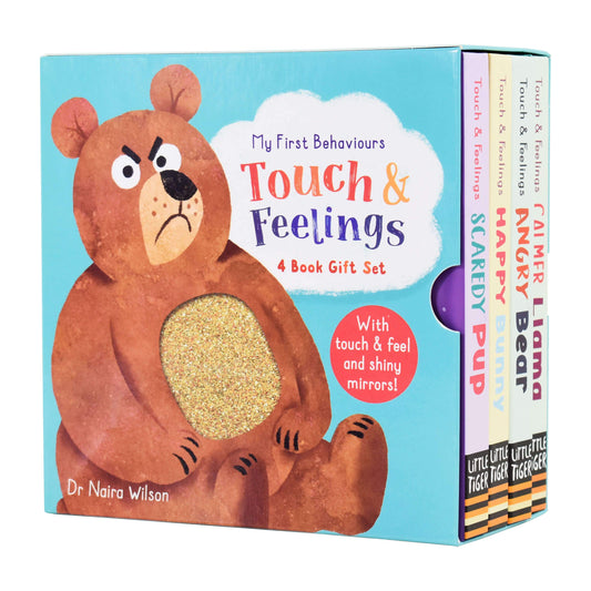 My First Behaviours Touch & Feelings 4 Books Gift Box Set By Naira Wilson - Ages 0-5 - Board Book