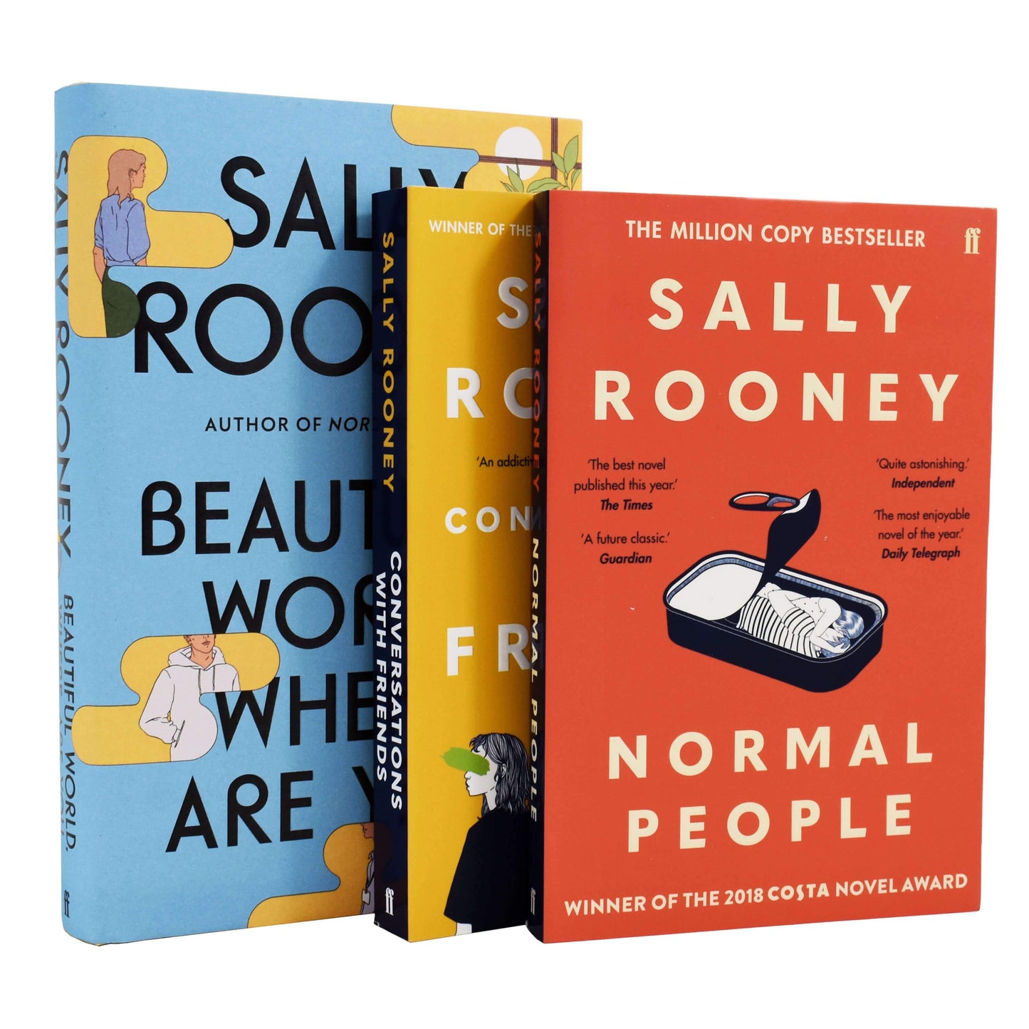 Sally Rooney 3 Book Collection - Normal People/Conversations with Friends/Beautiful World, Where Are You  - Adult - Hardback/Paperback