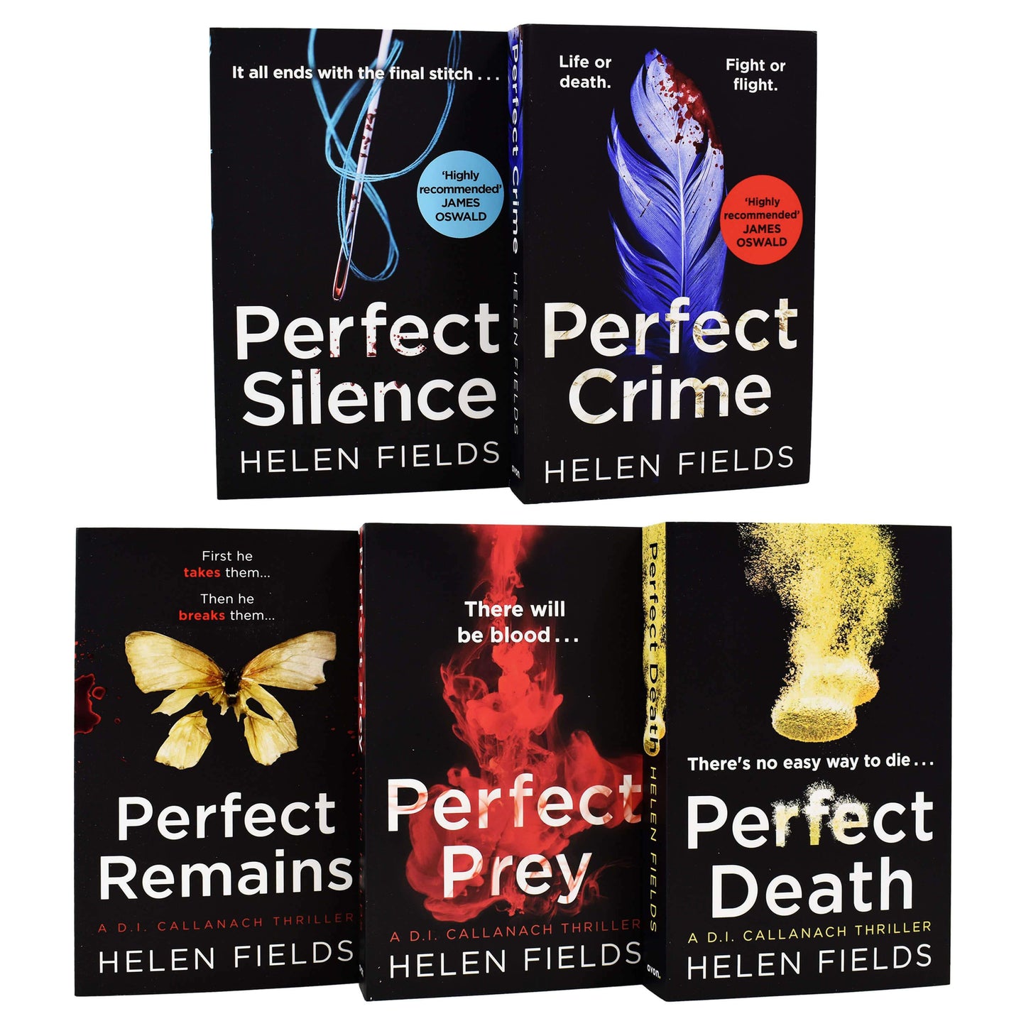 DI Callanach Series by Helen Fields: Books 1-5 Collection Set - Fiction - Paperback