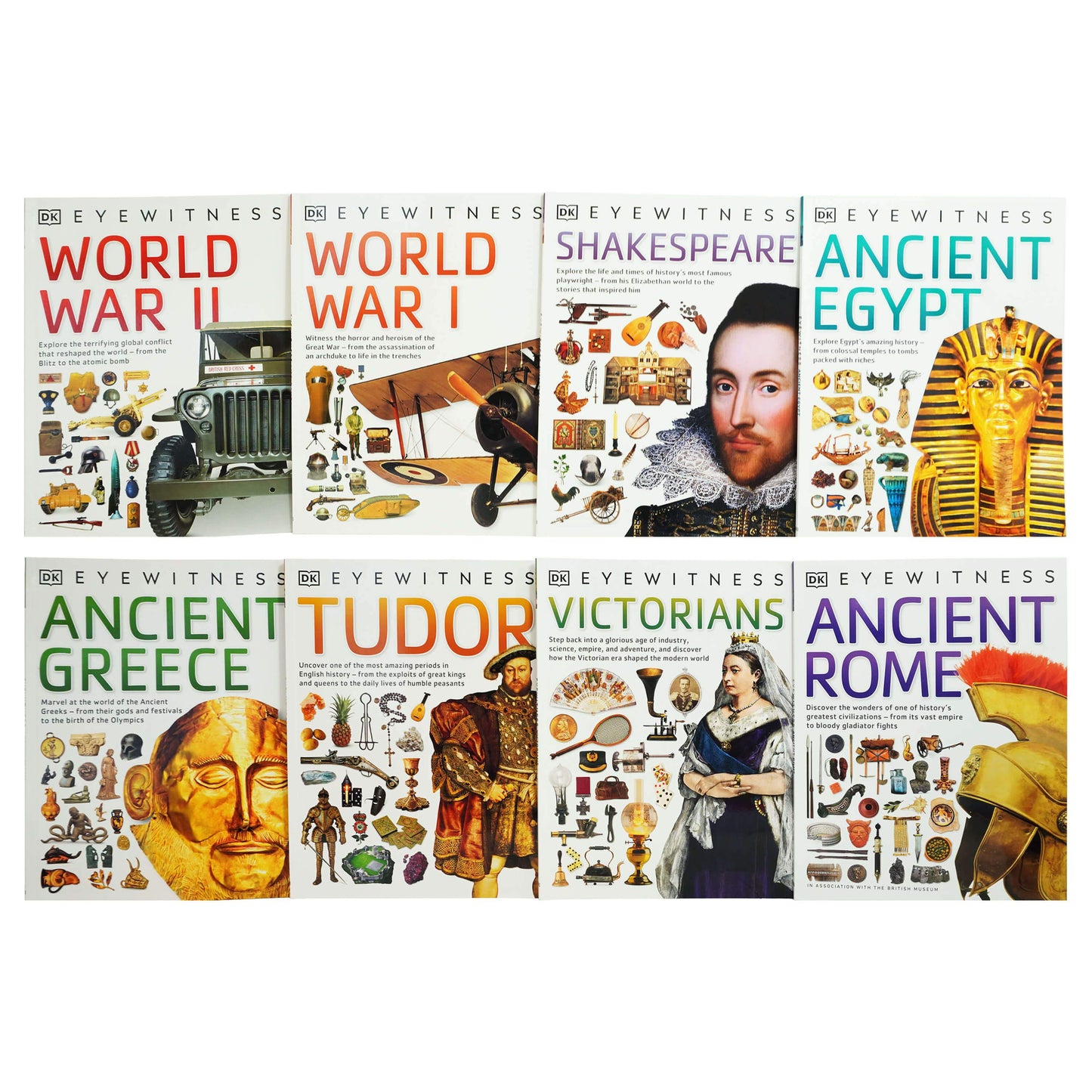 DK Eyewitness Childrens Collection 8 Books Set - Ages 9-12 - Paperback