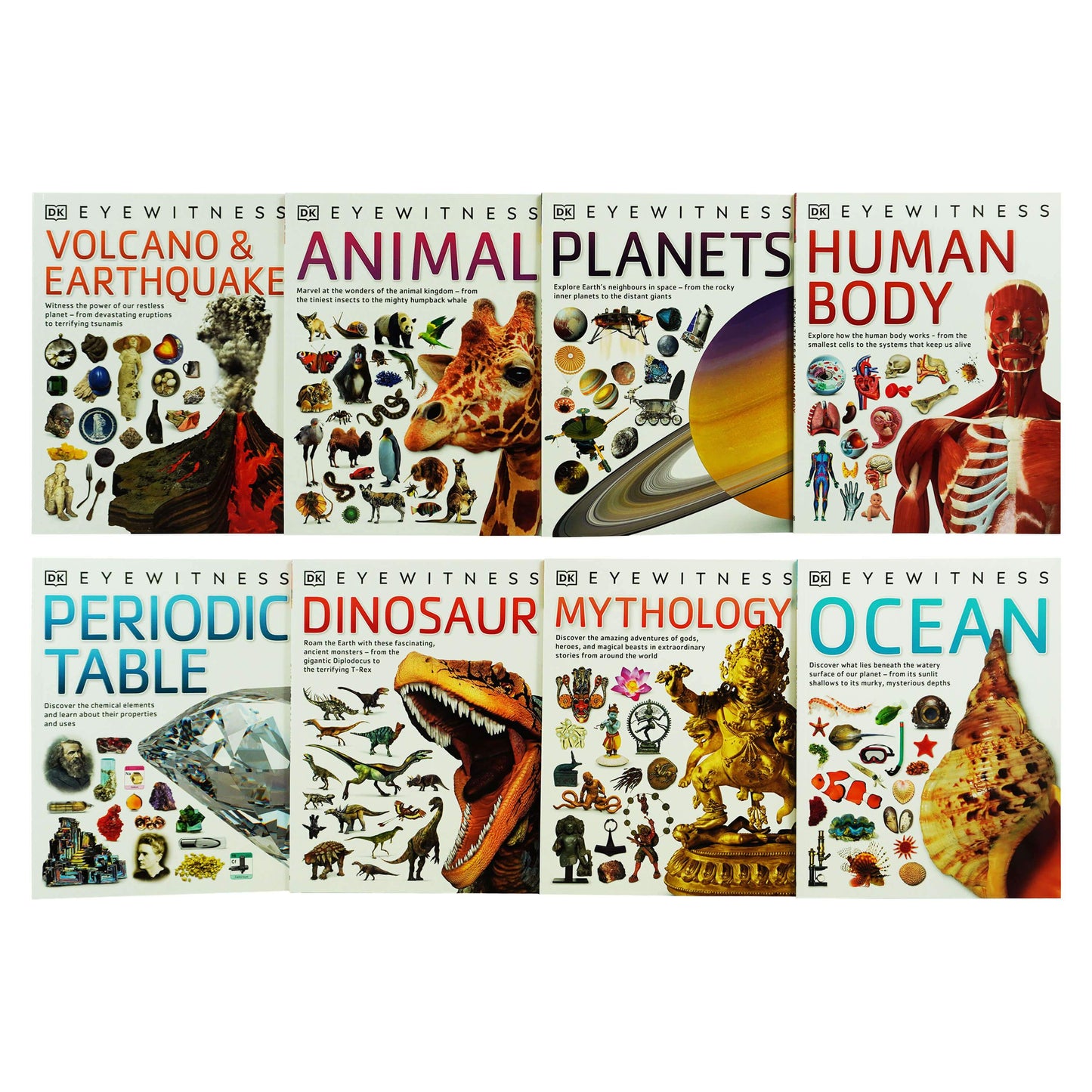 DK Eyewitness Collection 8 Books Set - Ages 9-12 - Paperback